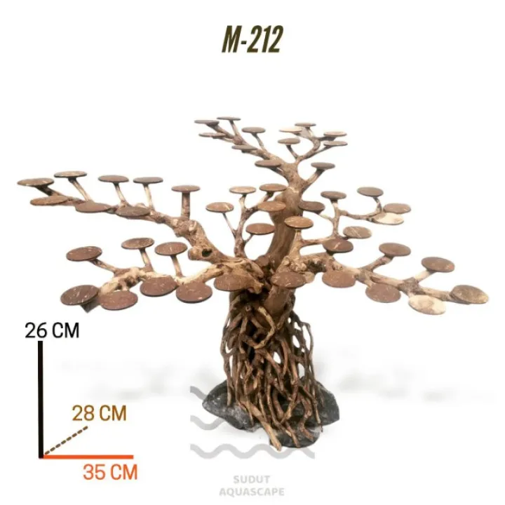 Bonsai Kayu Hiasan Santigi Pasir Aquarium Aquascape SESUAI GAMBAR M212