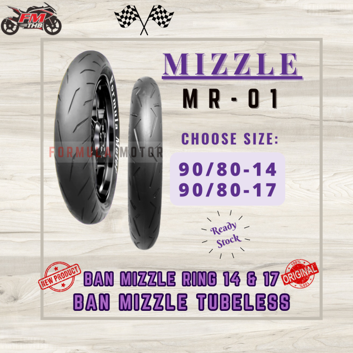 Ban Mizzle MR01 MR01 Racing Compound Ban Motor Matic Ring 14 & 17