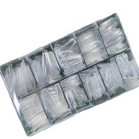 Clear/Natural XXL Long Coffin Nail Tips -Press on Nails - 500 Pcs - Full Coverage - Fast Shipping - False Nails - DIY Nails G4