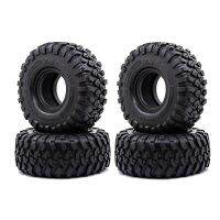 4PCS 118MM 1.9 Rubber Tires Tyres Wheel for 1/10 RC Crawler Car Axial SCX10 90046 AXI03007 Traxxas TRX4 D90 Tamiya CC01