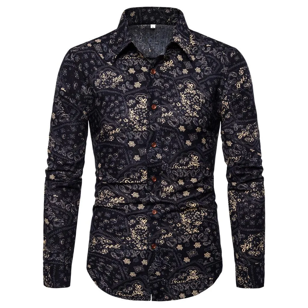 GeBei Men's Summer Fashion Business Leisure Printing Long-sleeved Shirt Top Blouse - Polyester printed formal shirts for men polo new korean style 2021 original brand on sale | Lazada PH Gebei Men'S Summer Fashion Business Leisure Printing Long-Sleeved Shirt Top Blouse - Polyester Printed Formal Shirts For Men Polo New Korean Style 2021 Original Brand On Sale | Lazada Ph