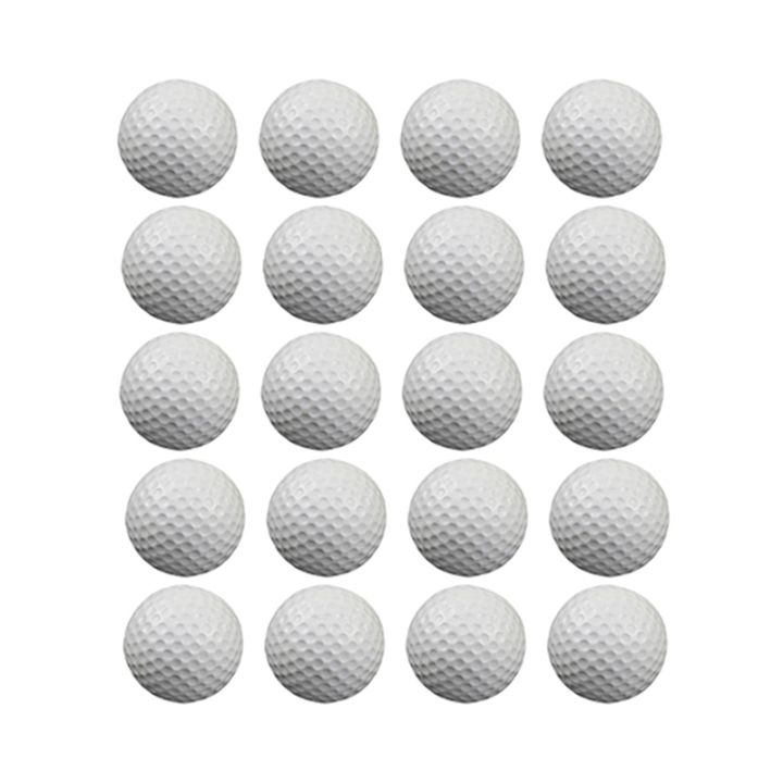 40 Pcs Air Golf Practice Balls,Foam Ball,Golf Training Indoor and Outdoor, for Backyard Hitting Mat,White