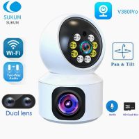 4MP V380 Pro Dual Lens Home WIFI Camera 2K Color Night Vision Auto Tracking Wireless MINI Security CCTV Camera