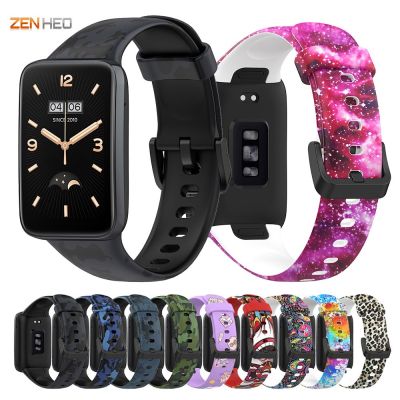 Printed Silicone Strap For Xiaomi Mi Band 7 Pro Wristband Bracelet Replacement Watch Band for Xiaomi Mi Band 7 Pro Docks hargers Docks Chargers