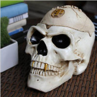 CWResin Ashtrays พร้อมฝาครอบ Cool Creative Man Human Skull เพิ่ม Ashtray Boy ของขวัญแฟชั่นร้อนขายส่ง FG326