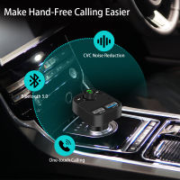 X8 มัลติฟังก์ชั่น รถไร้สายบลูทูธ เครื่องเล่นเพลง Car MP3 Player FM Transmitter ด้วยแฮนด์ฟรี ของแท้ บลูทูธในรถยนต์ ที่ชาร์จไฟมือถือ เครื่องเล่นmp3ในรถ