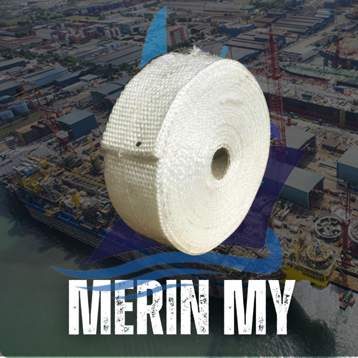 INSULATION FIBERGLASS TAPE 50MM 1200C 50M (IMPA CODE81222450) Lazada