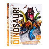 DK dinosaur knowledge encyclopedia English original knowledge encyclopedia dinosaur Illustrated Encyclopedia hardcover large format English original English book
