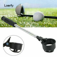 นักกอล์ฟคลับลูกกอล์ฟ Retriever Compact Telescopic ขยาย Scoop Ball หยิบช้อน