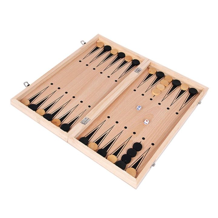 พร้อมส่ง-chess-game-3-in-1-chess-set-wooden-backgammon-checkers-indoor-travel-chess-wooden-folding-chessboard-chess-pieces-chessman-เกมหมากรุก-3-in-1-ชุดหมากรุกไม้แบ็คแกมมอนหมากฮอสในร่มหมากรุกท่องเที่