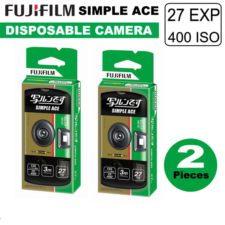 FUJIFILM QuickSnap Simple Ace Film Camera ISO400, 27exp