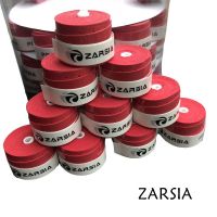 ZARSIA ปลอกแขนผ้าพันด้ามจับแบดมินตันเหนียวสำหรับเล่นเทนนิส,ไม้เทนนิสยกทับกันลื่นระบายอากาศได้ดี