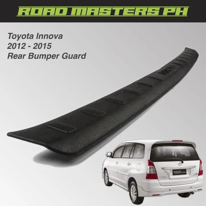 Rear Bumper Guard / Scuff plate / step sill for Toyota Innova 2012-2015 ...