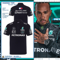 F1 Merc edes-AMG Team Racing Suit polo Shirt Overalls Hamilton Pure New fashion66 Short-Sleeved Casual T-Shirt（free nick name  logo）{plenty}