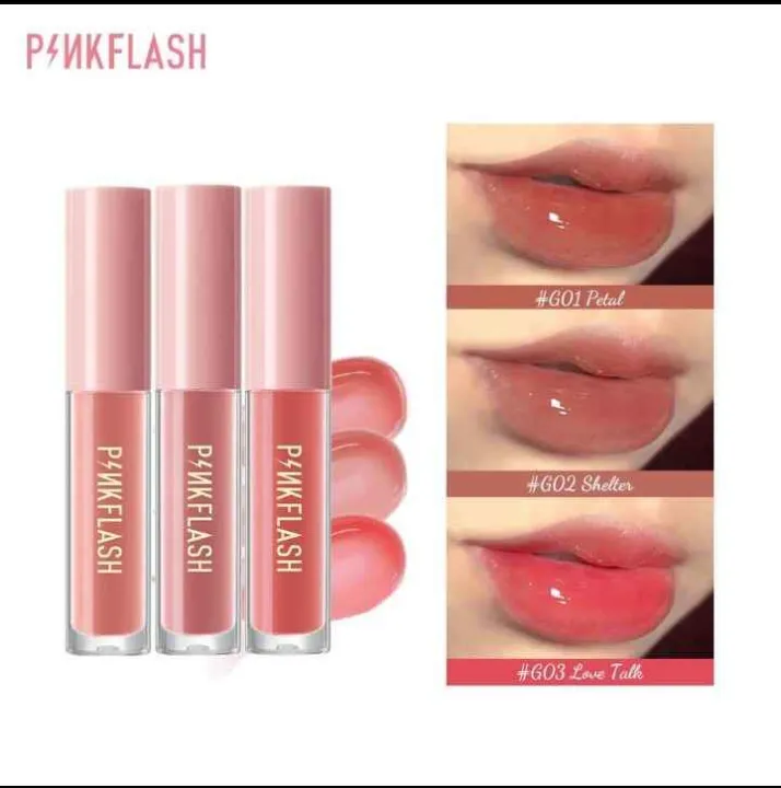 PINKFLASH OhMyGloss Lip Gloss Moisturizing Shine Shimmer Plumping Lip ...