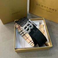 3.8แฟชั่น BURBERRY เทรนด์คลาสสิกด้านสายรัดห่วงคู่