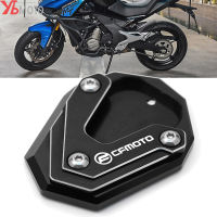 YAE แผ่นรองขยายขาตั้งด้านข้างสำหรับ650MT CFMOTO 650 MT CF 650 TR-G อุปกรณ์เสริม650TR-G