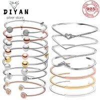 925% fit original sterling silver charm open bracelet womens party evening party daily luxury high-grade jewelry accessories