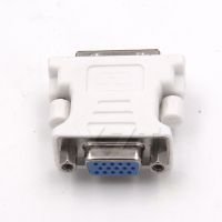 Adaptor Konverter Video DVI Ke VGA 5 Buah/Lot DVI-I 24 5 Pin VGA Pria Ke DVI Wanita untuk Laptop PC