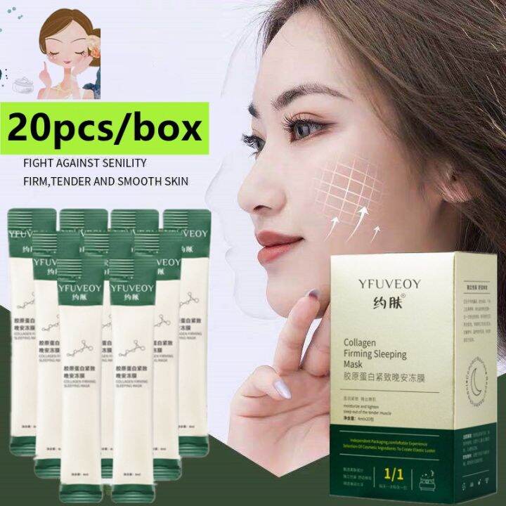 [20PCS/BOX] Moisturizing and Anti-aging，Jelly Sleeping Mask Whitening ...