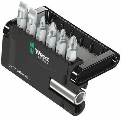 Wera - 5056295001 Hexagon Mini-Check Sheet Metal Bit Set