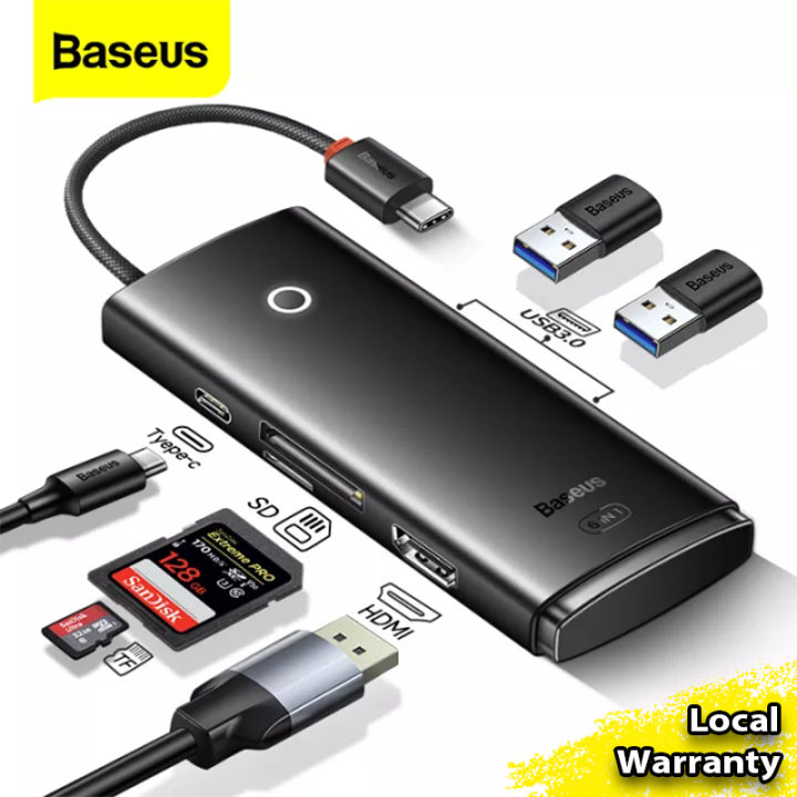 Bases Lite Series USB C HUB 6 in 1 / 5 in 1 Docking Station HDMI ...