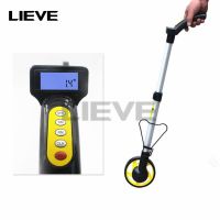 จอแสดงผลดิจิตอลคุณภาพสูง Telescopic Measuring Wheel Distance 0-99999M Long Distance Meter Measure Wheel