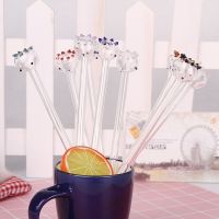 1PC 9 Color Pipette Drinking Straws Health Drinking Straws cartoon glass straws Environmental Glass Decoration home High-quality