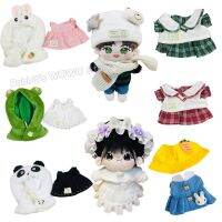 Doll Clothes for 20cm Idol Cotton Doll Outfit Accessories Hat Sweater Hoodie for Super Star Dolls Fans Gift Collection DIY Toys