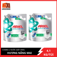 HCM ship 2h Combo 2 Túi Nước Giặt Ariel Matic Hương Nắng Mai 4.1kg túix2
