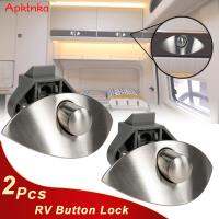 APKTNKA 2 Pcs Mini Push Lock ปุ่มจับล็อคตู้ลูกบิดประตู Caravan RV ตู้ลิ้นชัก Keyless Push ปุ่มตู้ Latch