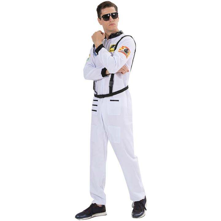 Eraspooky NASA Men’s Astronaut Costume Spaceman Halloween Adult