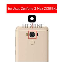 2ชิ้นสำหรับ Asus Zenfone 3 Max Zc553kl กระจกกล้องมองหลังเลนส์กระจกกล้องถ่ายรูปด้านหลังพร้อมอะไหล่ซ่อมกาว3เมตร