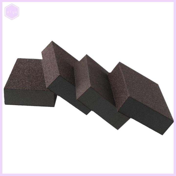 WFYW 4Pcs Grey Sanding Sponge 80/180/240/400Grit Drywall Sanding Block