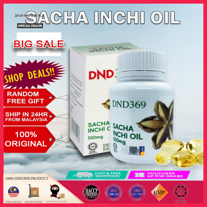 【Free Shipping】Super sale DND369 Sacha Inchi Oil Softgel Dr Noordin