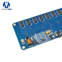 IN14นิกเกิลแบบ1A อิเล็กทรอนิกส์ควบคุมด้วย STM8S005ไฟฟ้ากระแสตรง12โวลต์นาฬิกาดิจิตอลแอลอีดีของขวัญแผงวงจรชิปนาฬิกาหลอดไฟ RGB PCBA วงจรไฟฟ้าไมโคร USB