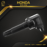 คอยล์จุดระเบิด HONDA JAZZ GK / CITY GM6 / HONDA MOBILIO / HONDA BRV / L15 ตรงรุ่น 100% - SCH-014 - SURES MADE IN JAPAN - คอยล์หัวเทียน ฮอนด้า แจ๊ส ซิตี้ โมบิลิโอ บีอาวี 30520-55A-005