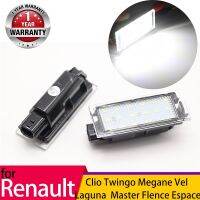 ไฟ LED หมายเลขป้ายทะเบียนรถรถยนต์สำหรับ Renault Megane 2 Clio Lao 3 Megane 3 Twingo Master Vel Satis