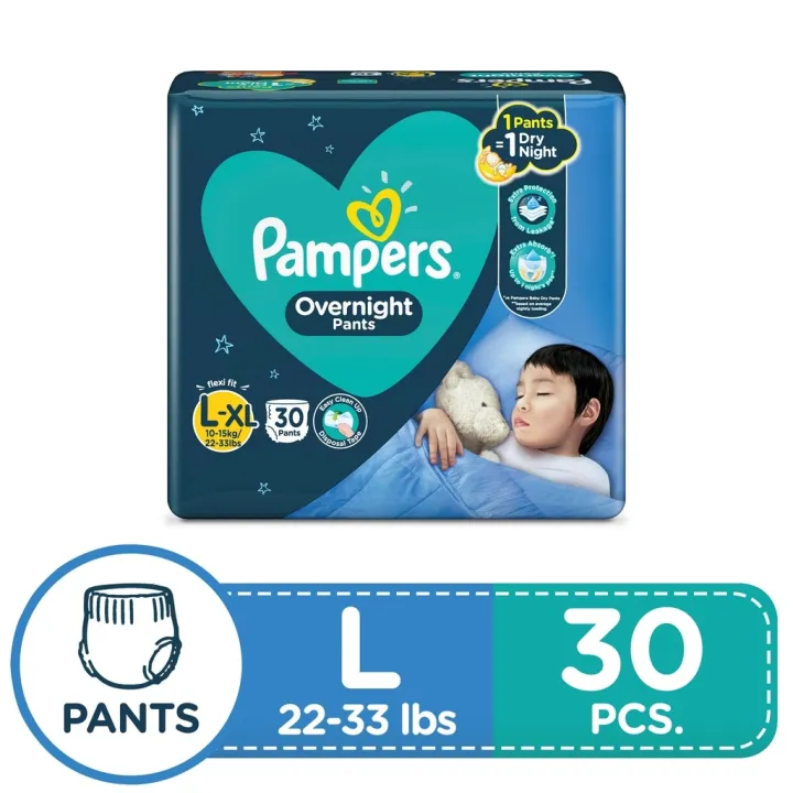 Pampers Overnight Diaper Pants Large up to XL 30s Lazada PH