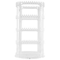 360 Rotating Earring Holder Stand Clear Earrings Organizer, Acrylic Jewelry Storage Display Rack for Earrings Bracelets