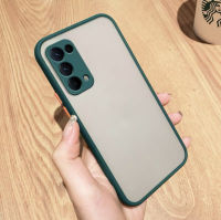 [พร้อมส่งจากไทย] Case OPPO Reno4 เคสออฟโป้ oppo reno4 เคสกันกระแทก เคสเลนต์กล้อง ขอบสีหลังด้าน เคส Oppo Reno 4