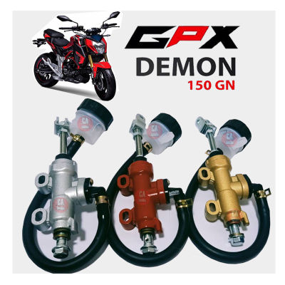 โปรโมชั่น ปั๊มกระทุ้งเบรคหลัง GPX CR5 / GR200R /Demon125 /Demon150gn /Demon150gr /Demon x ปั๊มเบรคหลัง ปั๊มดีสเบรคหลัง ปั๊มกระทุ้ง +กระปุกน้ำมันเบรค