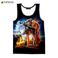 hot【DT】 Back to the Printed Mens Clothing Streetwear Oversized T-shirt Sleeveless Shirts