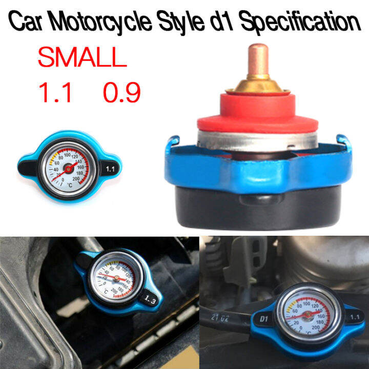 Universal Car Radiator Cap Car Thermostatic Gauge Radiator Cap Tank