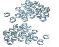 200pcs/Lot M6 Spring Washer Zinc Plated Carbon Steel Split Lock Washer Spring Gasket Cushion Pad Ring Nails Screws  Fasteners