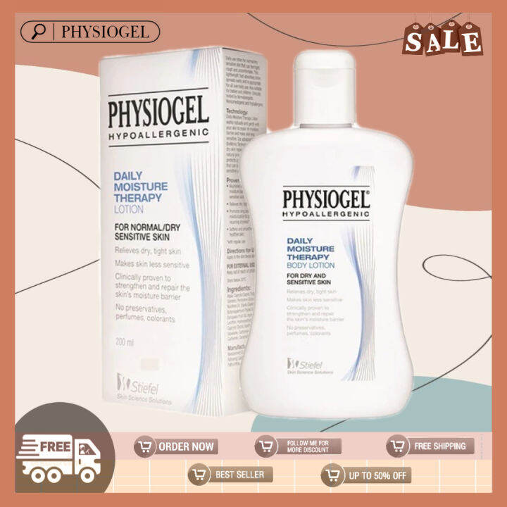 PHYSIOGEL Hypoallergenic Daily Moisture Therapy Body Lotion 200ml Lazada PH