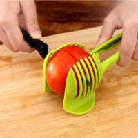 2021Kitchen gadgets Clip Fruit Vegetable Slicer Tool Potato Food Tomato Onion Lemon Vegetable Fruit Slicer Cutter Holder