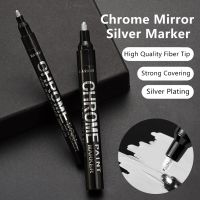 0.7/1/3mm Electroplating Chrome Mirror Marker Silver Liquid Hand-repair Chrome-plated Metal Waterproof Pen Craftwork Paint Pen