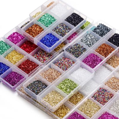 【CC】﹍☃  30g/Box Crushed Glass Stones Resin Filling Irregular Broken Stone for Epoxy Mold Crafts Decoration Material