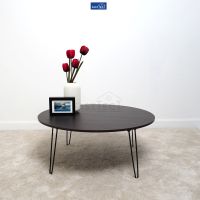 TOO โต๊ะญี่ปุ่น [ช้อปเพิ่มคุ้มกว่า] FASTTECT  พรีเมี่ยมกลม รุ่นขาเหล็กล็อค ขนาด 80 x 80 ซม. ลายไม้ - โต๊ะทำงาน  กลม  โต๊ะพับ  โต๊ะคอม